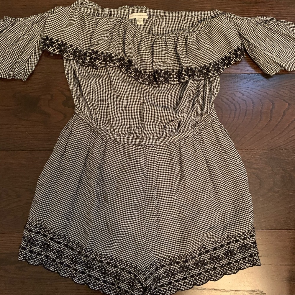 American Eagle off the shoulder romper